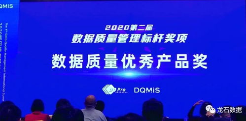 龙石数据获2020第四届数据质量管理国际峰会 数据质量优秀产品奖